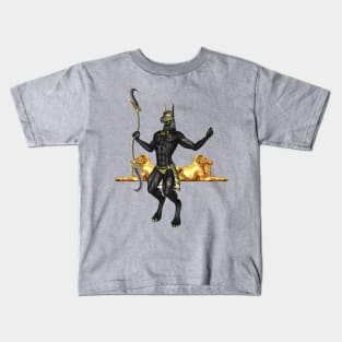 Anubis the egyptian god Kids T-Shirt